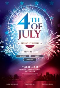 4th of July Flyer Template