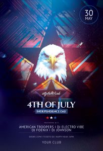 4th of July Flyer Template