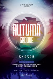 Autumn Groove Flyer Template