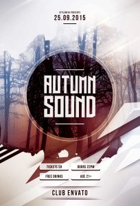 Autumn Sound Flyer Template