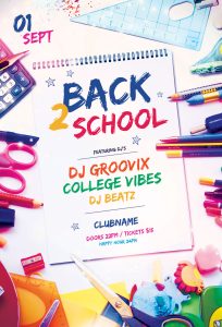 Back 2 School Flyer Template