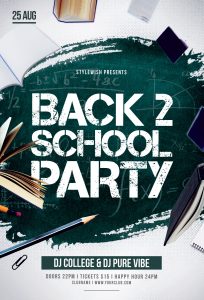 Back 2 School Flyer Template