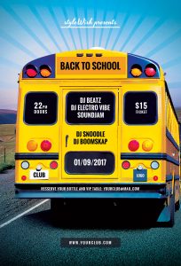 Back to School Flyer Template