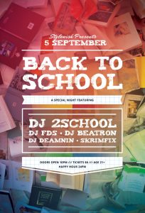 Back to School Flyer Template
