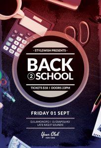 Back to School Flyer Template