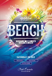 Beach Flyer Template