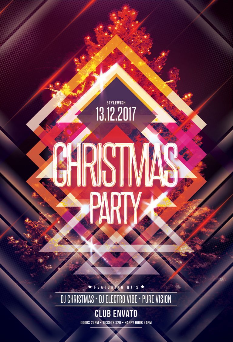 Christmas Party Flyer Template