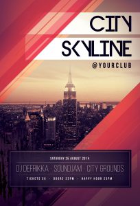 City Skyline Flyer Template