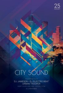 City Sound Flyer Template