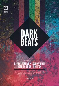 Dark Beats Flyer Template