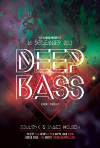 Deep Bass Flyer Template