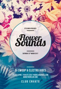 Flower Sounds Flyer Template