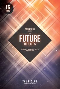 Future Nights Flyer Template