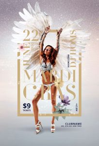 Mardi Gras Carnival Flyer Template