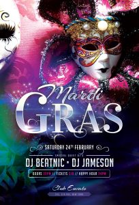 Mardi Gras Flyer Template