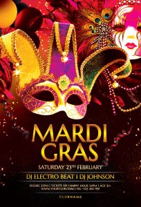Mardi Gras Flyer Template
