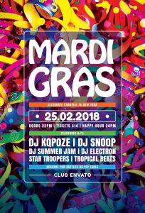 Mardi Gras Flyer Template