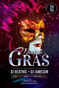 Mardi Gras Flyer Template