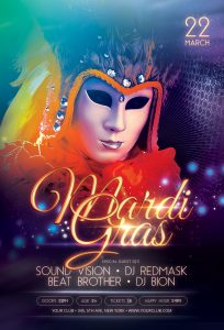 Mardi Gras Flyer Template