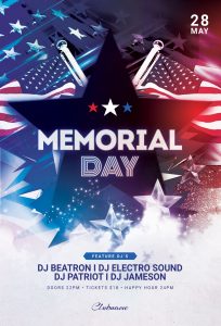Memorial Day Flyer Template