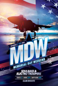 Memorial Day Weekend Flyer Template