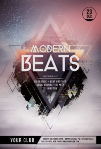 Modern Beats Flyer Template