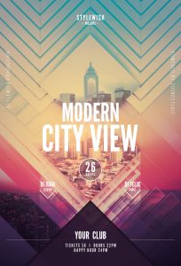 Modern City View Flyer Template