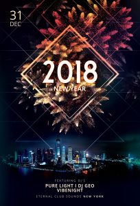 New Year Flyer Template