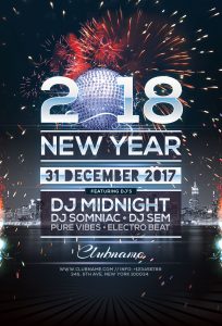 New year Flyer Template