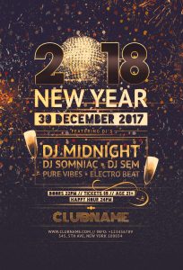 New Year Flyer Template