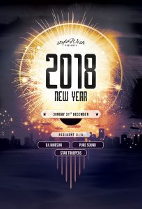 New Year Flyer Template