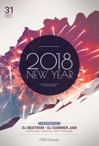 New Year Flyer Template