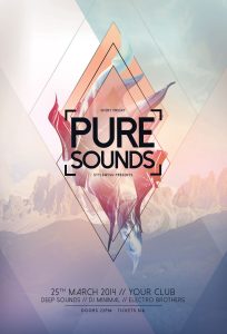 Pure Sounds Flyer Template