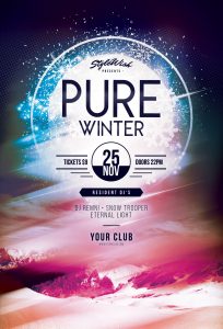 Pure winter Flyer Template