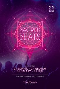Sacred Beats Flyer Template