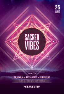 Sacred Vibes Flyer Template