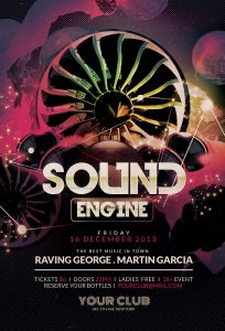 Sound Engine Flyer Template