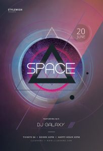 Space Flyer Template