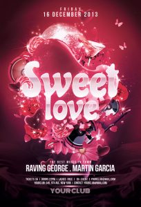 Sweet Love Flyer Template