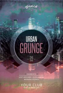 Urban Grunge Flyer Template