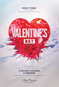 Valentine's Day Flyer Template