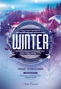Winter Flyer Template