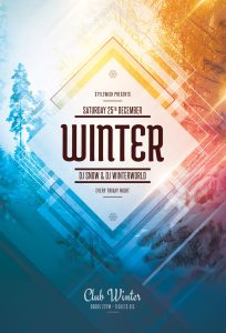 Winter Flyer Template