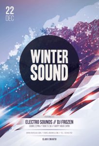 Winter Sound Flyer Template