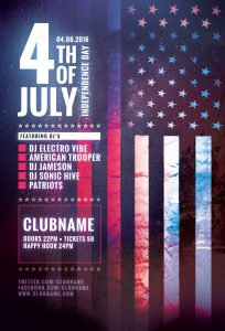 Fourth of July Flyer Template