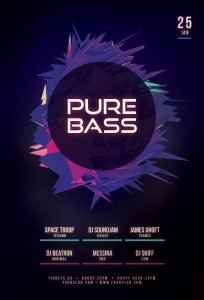 Free Pure Bass Flyer