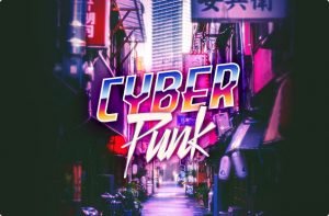 Cyberpunk Photoshop Action