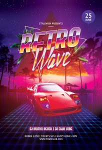Retro Wave Flyer