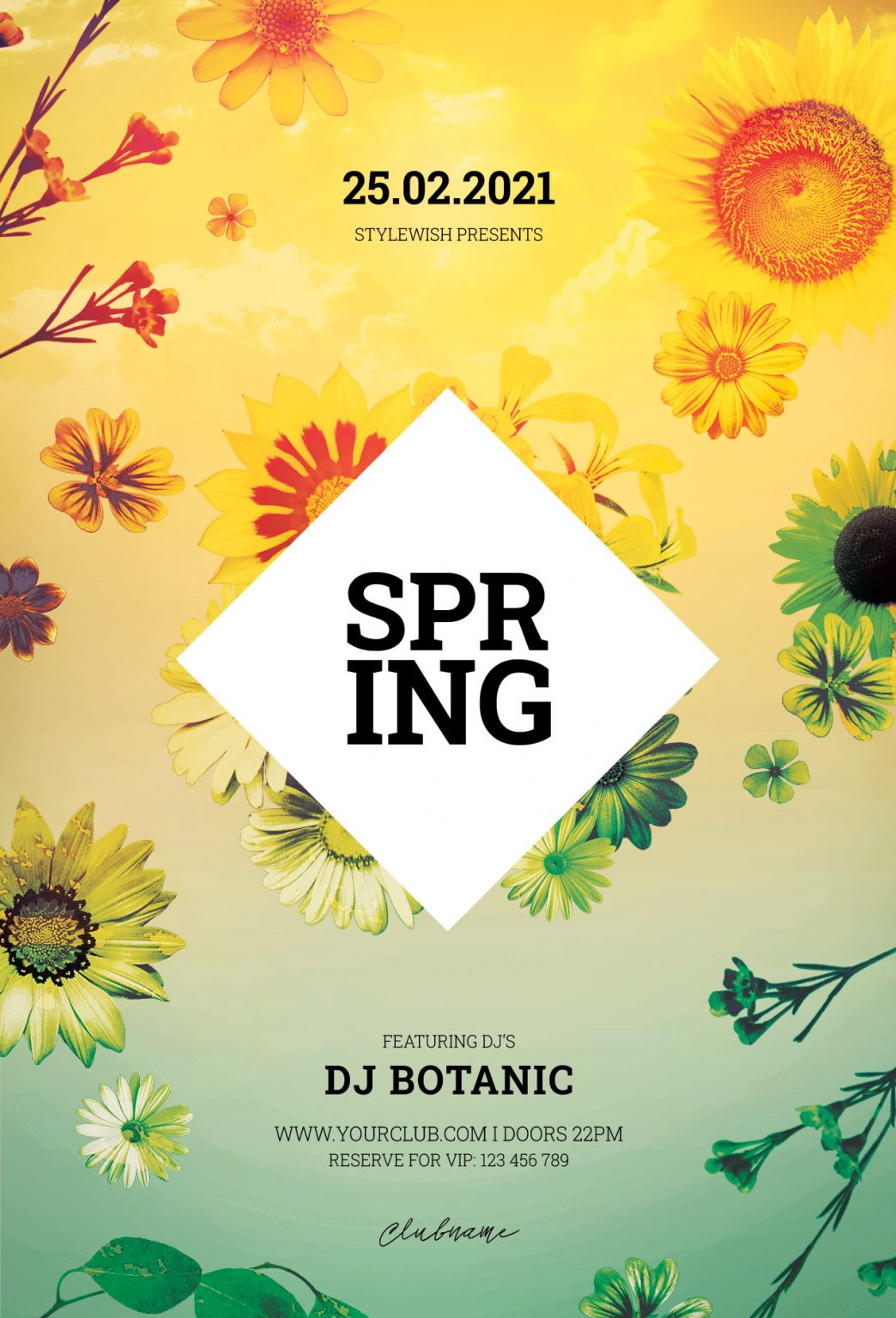 The best Spring Flyer Templates in PSD • styleWish
